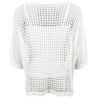 Knitted Sweater Style White