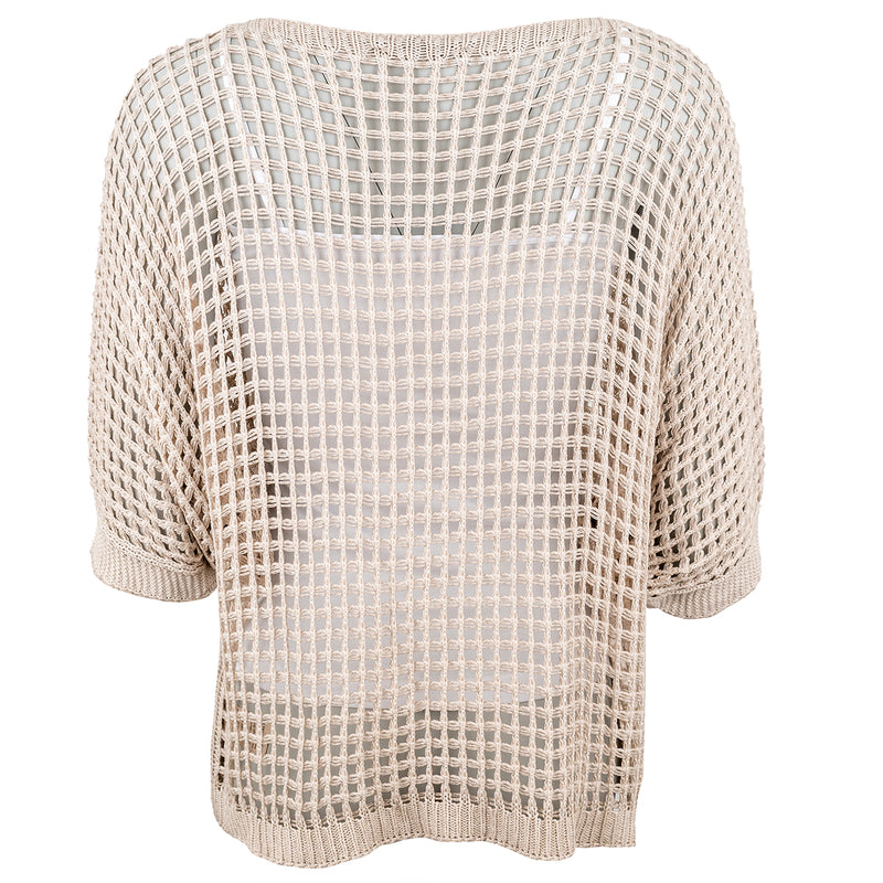 knitted sweater style beige