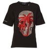 Skull Palm T-Shirt Schwarz