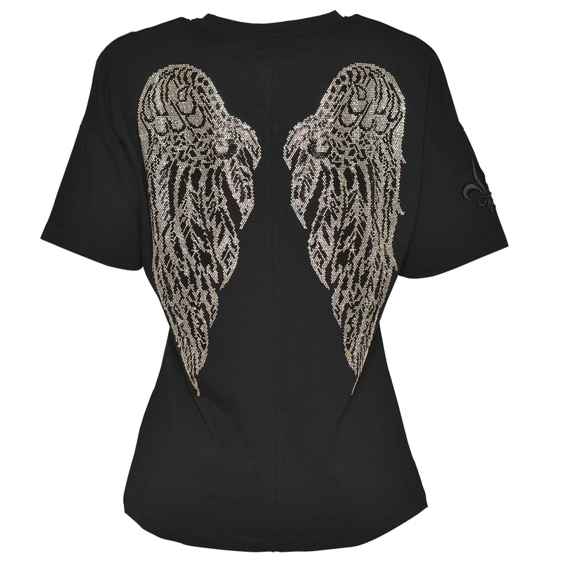 Cross-Wings T-Shirt Schwarz