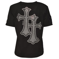 Silver Cross T-Shirt Schwarz