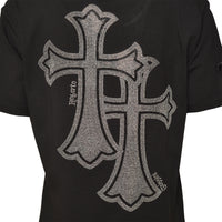 Silver Cross T-Shirt Black