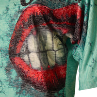 Red Lips T-Shirt Green