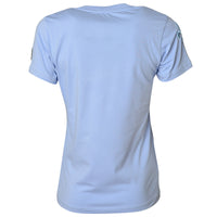 Dancing Skelett T-Shirt Blau