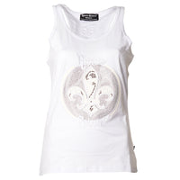 Diamond Queen Top White