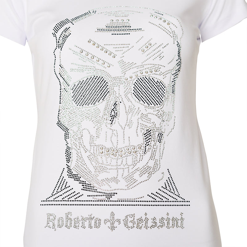 Diamond Skull T-Shirt White