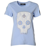 Summer Skull T-Shirt Blue