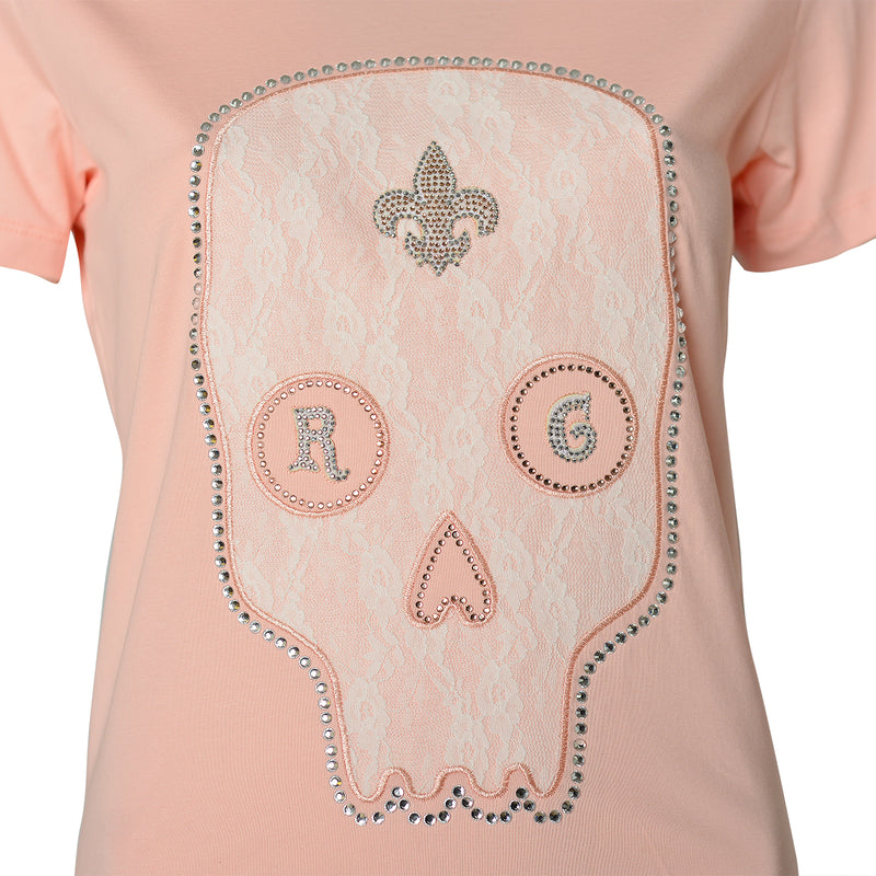 Summer Skull T-Shirt Rosa