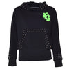 X Hoodie Black Green