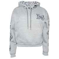 Patch Hoodie Davina Grey