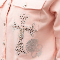 Kurze Jacke Rosa