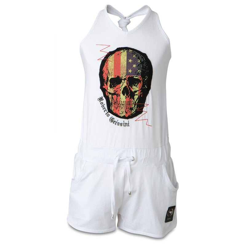 Skull Jumpsuit Shorts