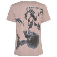 Smoke Skull T-Shirt Light Brown