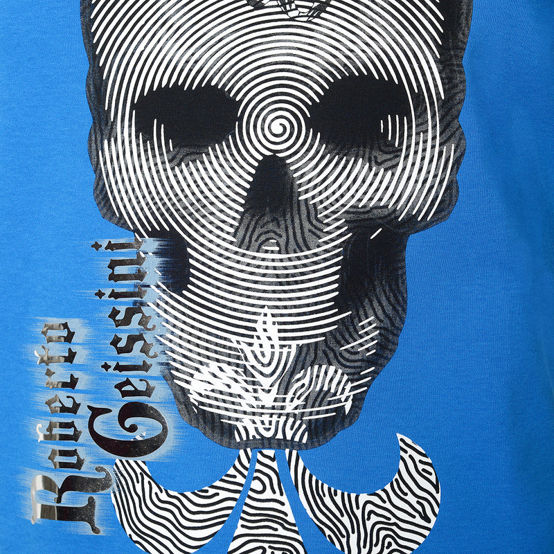 Mystic Skull T-Shirt Blau