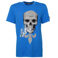 Mystic Skull T-Shirt Blau