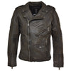 Fleming Leather Jacket Brown 