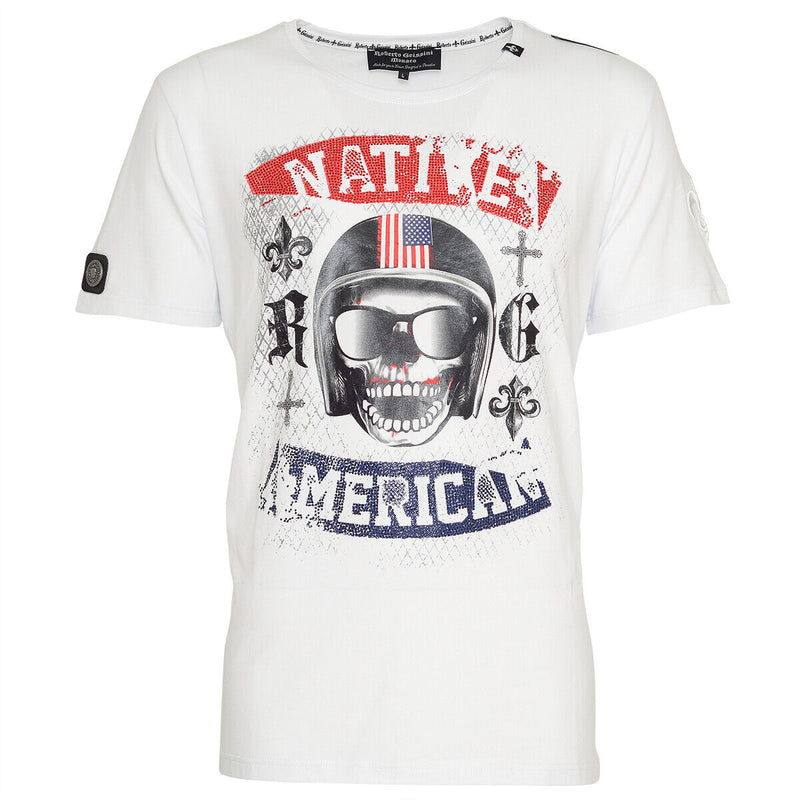 American Skull T-Shirt White