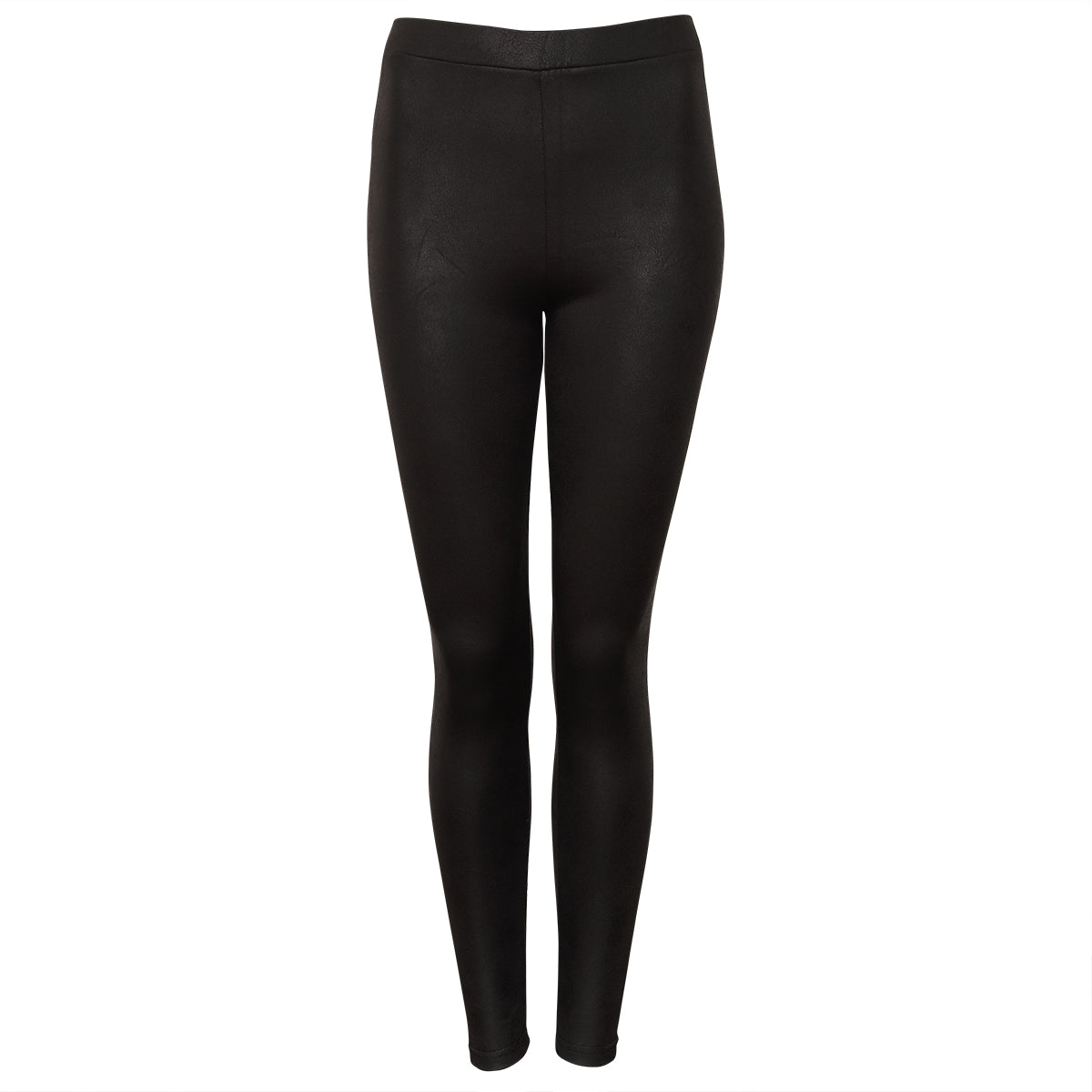 Damen Leggings im Crauquele Lederlook – Roberto Geissini