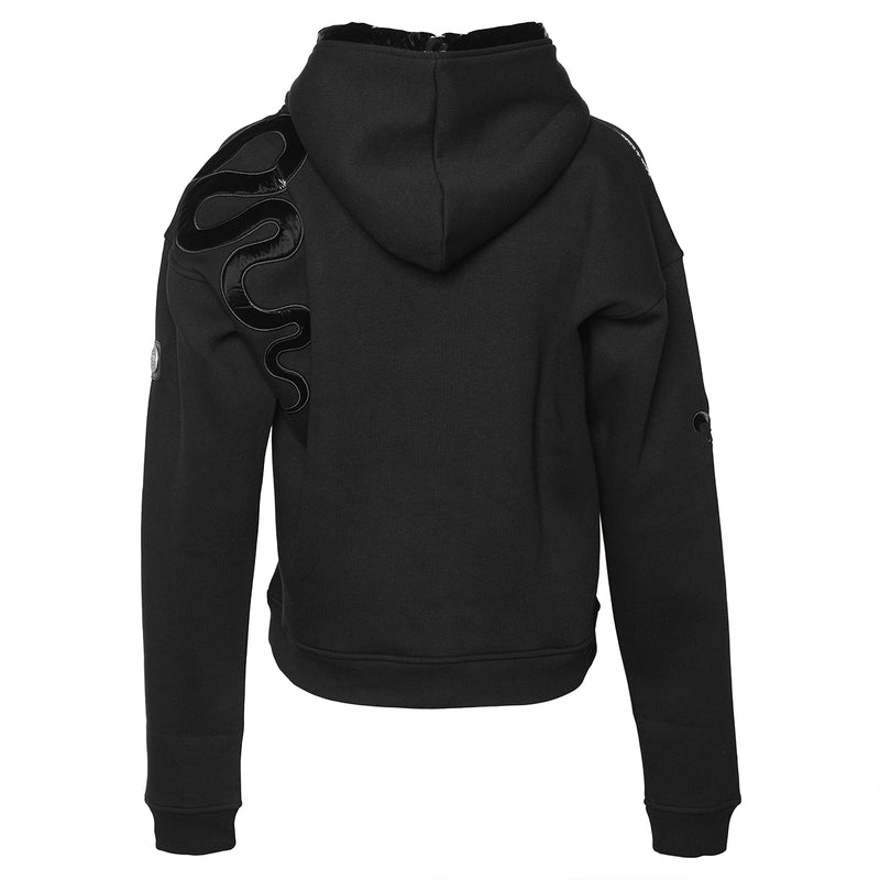 Snake Hoodie Black