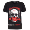 Skull Addicted T-Shirt Black