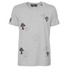 Diamond Cross T-Shirt Grey