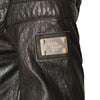 Alla Leather Jacket Black Pink