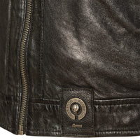 Zenon Leather Jacket Black