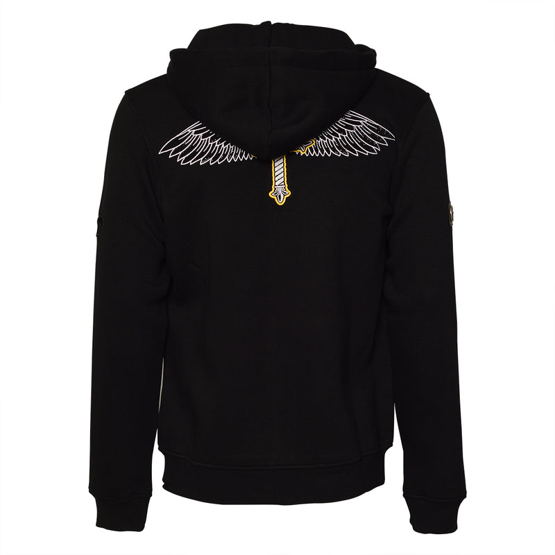 Cross-Wings Sweatjacke Schwarz