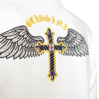 Cross-Wings Sweatjacke Offwhite