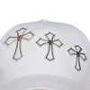 3 Cross Cap White