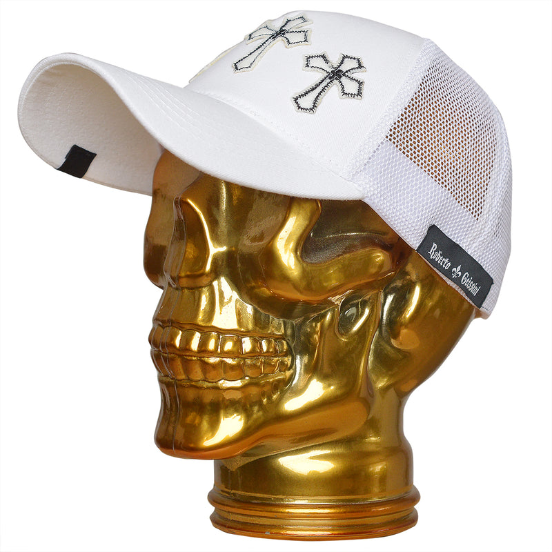 3 Cross Cap White