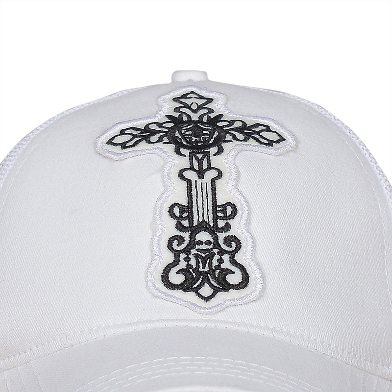 Big Cross Cap White