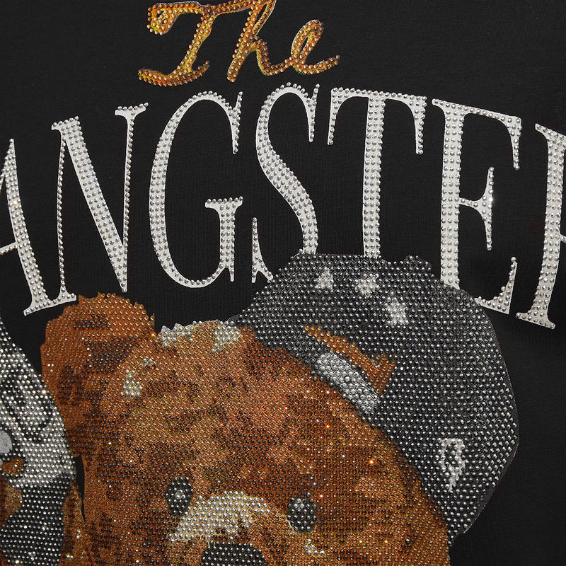 Gangster Bear T-Shirt Black Unisex