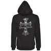 Little Silver Skull Sweatjacke Schwarz