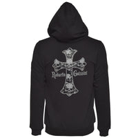 Little Silver Skull sweat jacket black