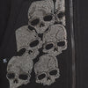 Little Silver Skull sweat jacket black