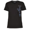 Blue Multi Cross T-Shirt Black