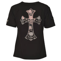 Skull Cross T-Shirt Black