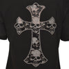 Skull Cross T-Shirt Black