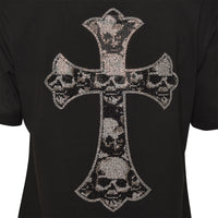 Skull Cross T-Shirt Black