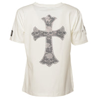 Silver Cross T-Shirt White