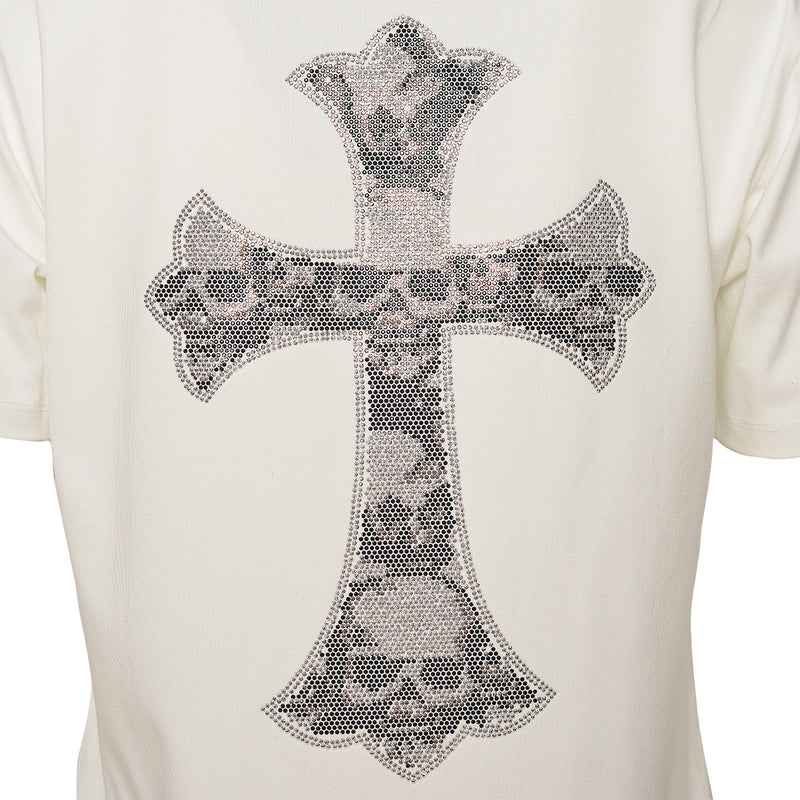 Silver Cross T-Shirt White